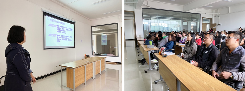 动员会上,服装专业教研室主任陈老师为同学详细讲解了整个毕业设计