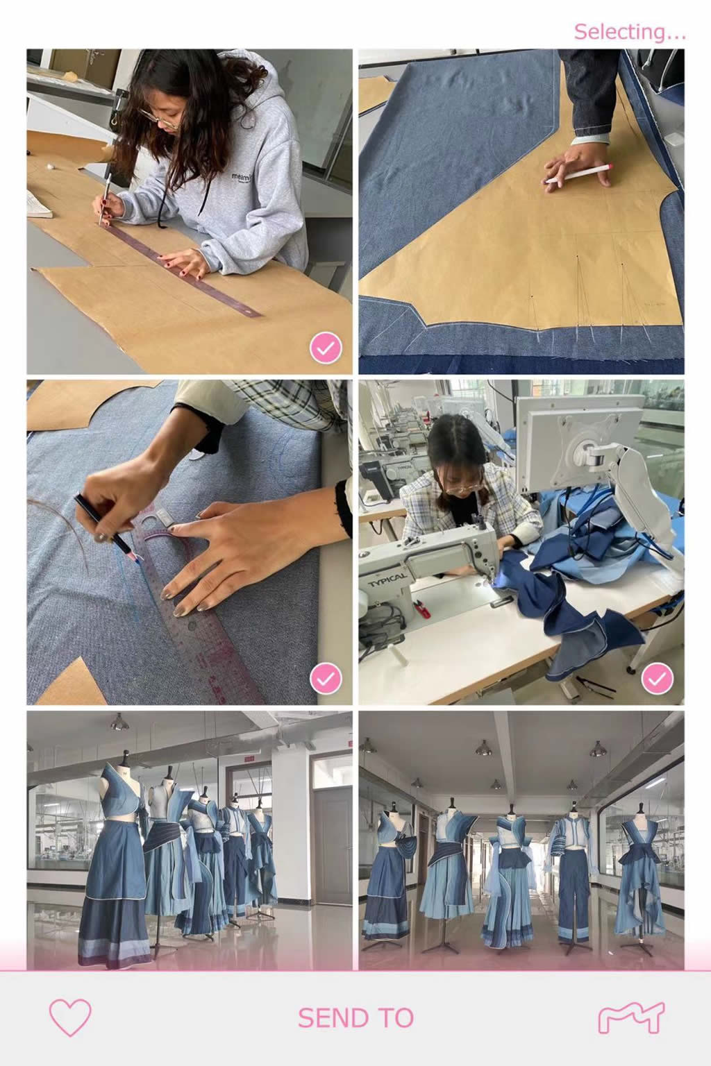 手绘拓展款式设计,电脑款式设计,成衣样板制作,裁剪配伍与样衣试制等